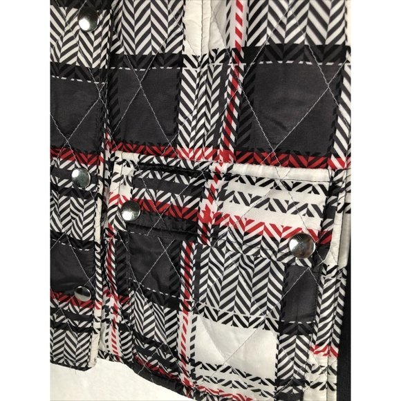 New Direction Woman's Plaid Adult Size Small Vest - Picture 4 of 8